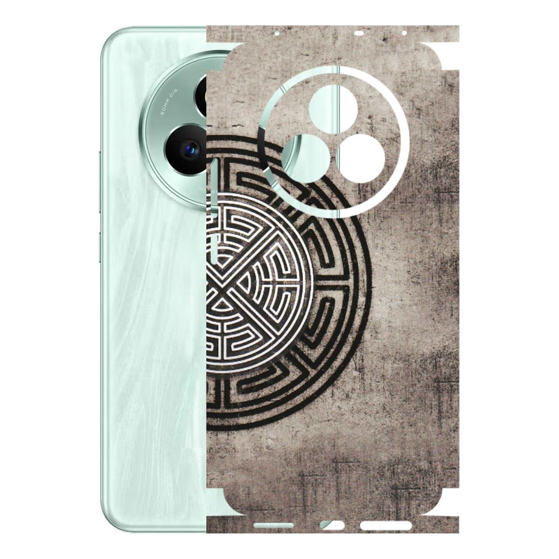 Realme Phone Skins (All Models) - Mysterious Circular Design - 3D Embossed Finish (L-63) Realme P3 Pro