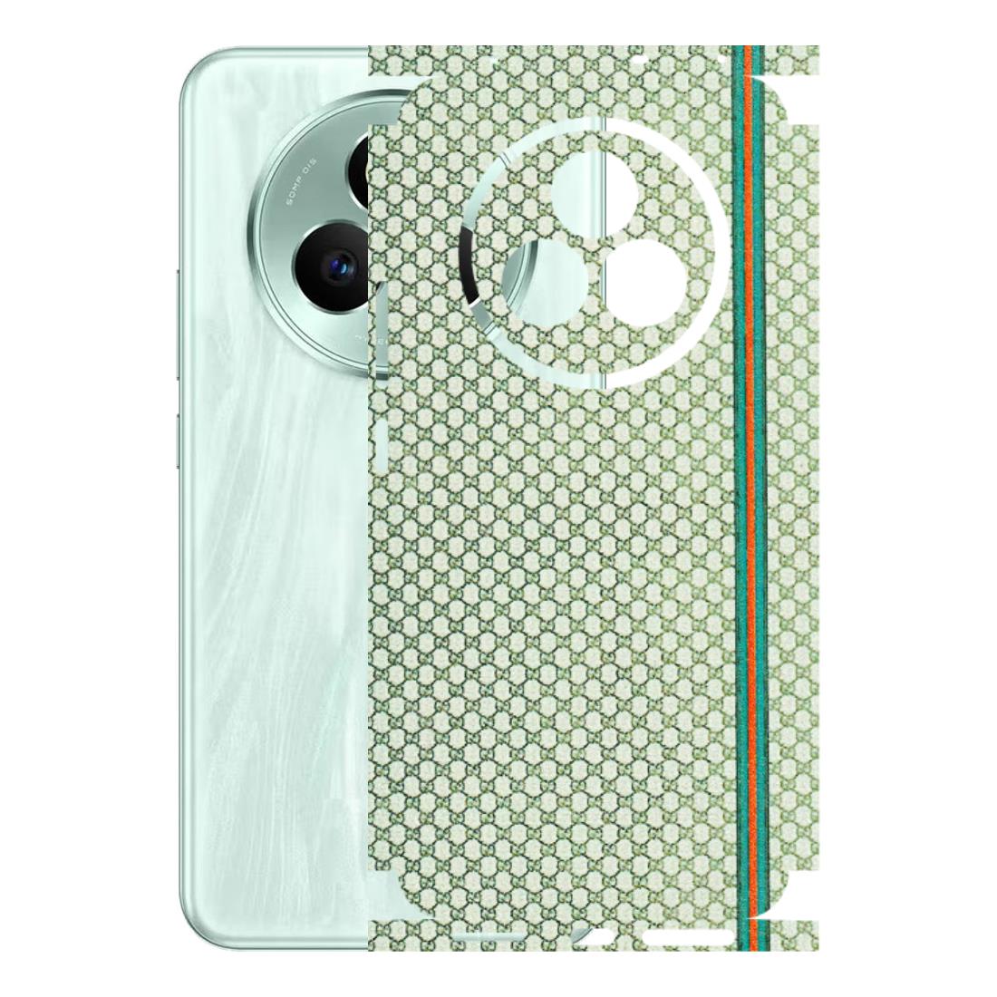 Realme Phone Skins (All Models) - Gucci Fabric Pattern - 3D Embossed Finish (L-73) Realme P3 Pro