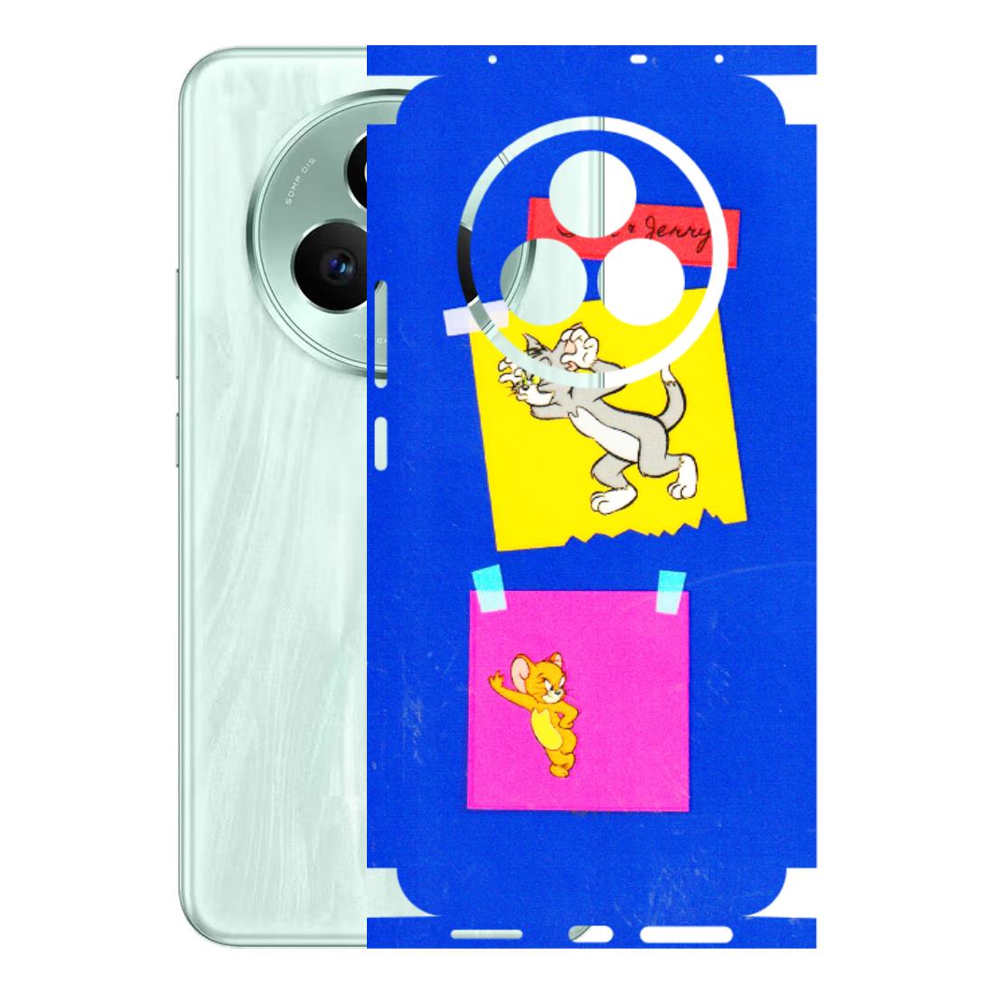 Realme Phone Skins (All Models) - Tom N Jerry Sticky Notes - 3D Embossed Finish (L-88) Realme P3 Pro