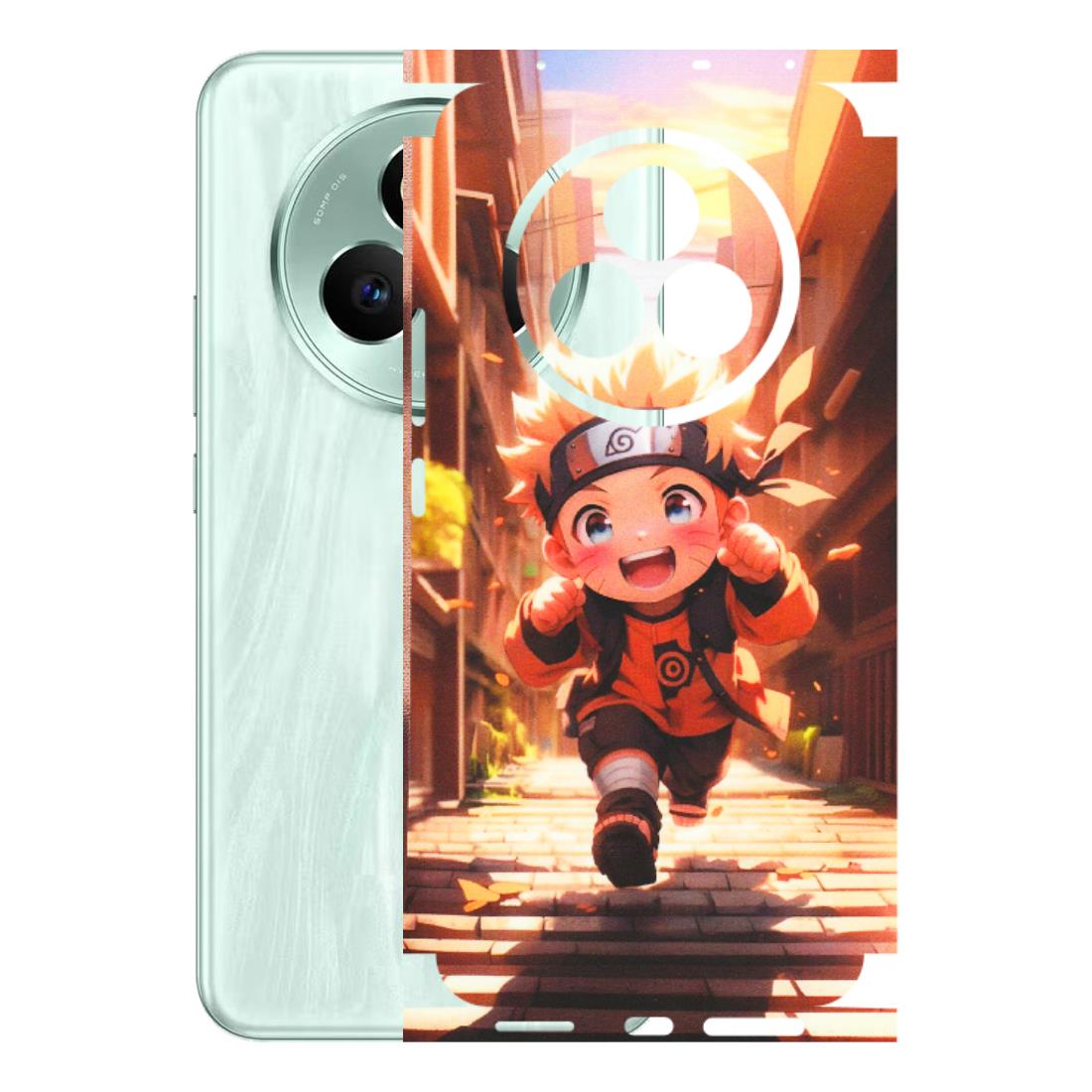 Realme Phone Skins (All Models) - Naruto Cute Toon Running - Matte Finish (M-04) Realme P3 Pro