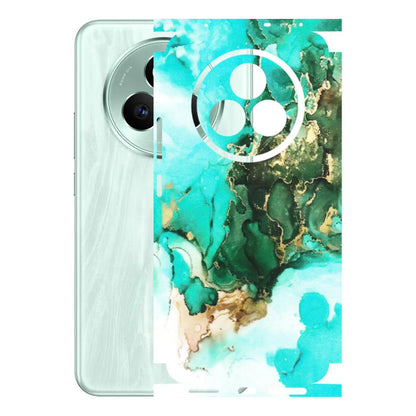 Realme Phone Skins (All Models) - The Blue Gold Marble - Matte Finish (M-124) Realme P3 Pro