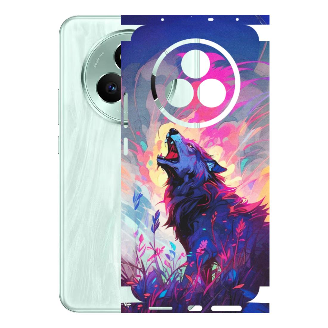 Realme Phone Skins (All Models) - New Wild Wolf Abstract - Matte Finish (M-125) Realme P3 Pro