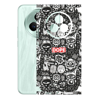 Realme Phone Skins (All Models) - Dope Stay Classy Black Doodles - Matte Finish (M-126) Realme P3 Pro