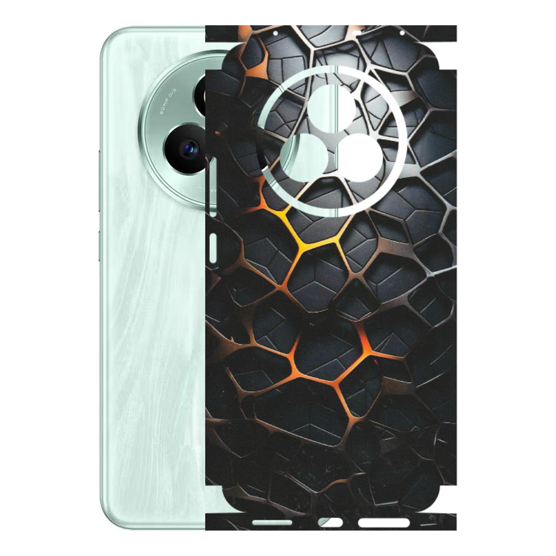 Realme Phone Skins (All Models) - New Abstract Graphite Tiles - Matte Finish (M-130) Realme P3 Pro