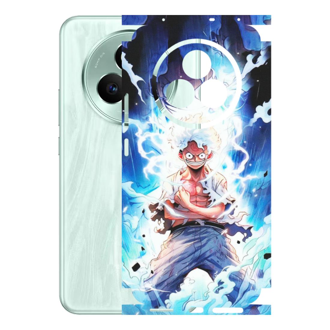 Realme Phone Skins (All Models) - Blue Thunder Luffy Anime - Matte Finish (M-132) Realme P3 Pro