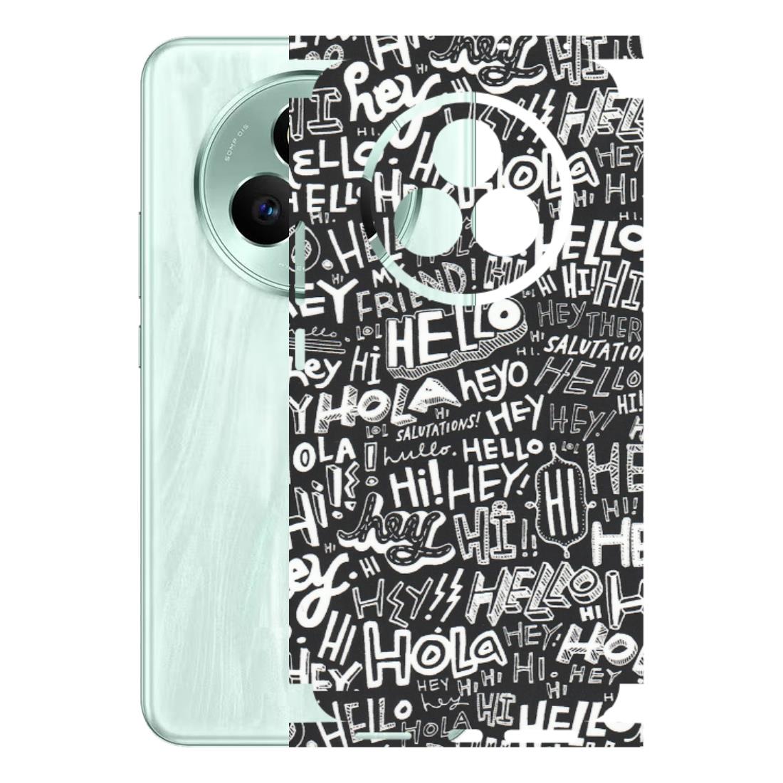 Realme Phone Skins (All Models) - Hi Hello Doodles - Matte Finish (M-25) Realme P3 Pro
