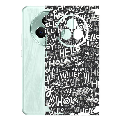 Realme Phone Skins (All Models) - Hi Hello Doodles - Matte Finish (M-25) Realme P3 Pro
