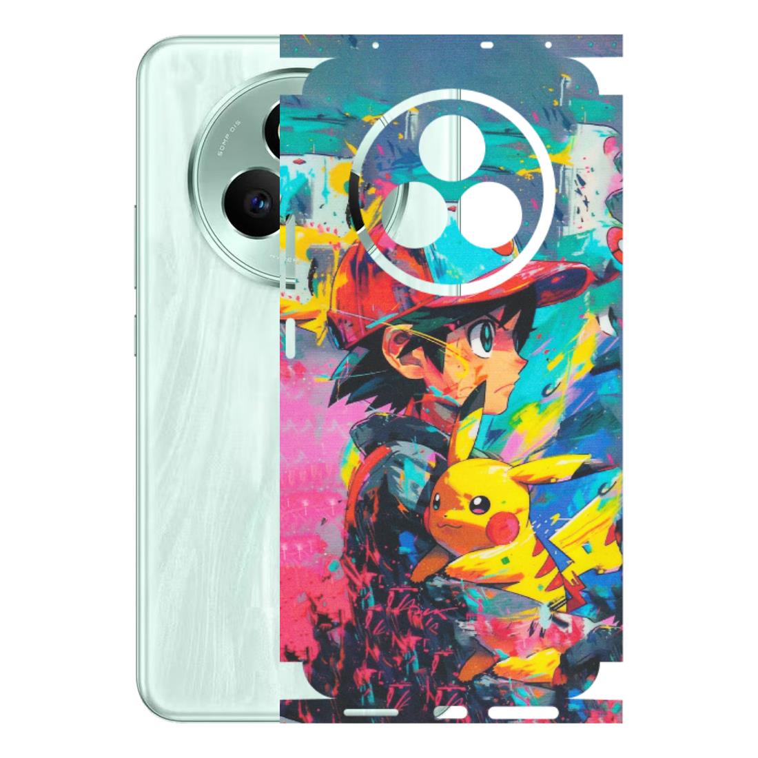 Realme Phone Skins (All Models) - Ash & Pikachu - Matte Finish (M-26) Realme P3 Pro