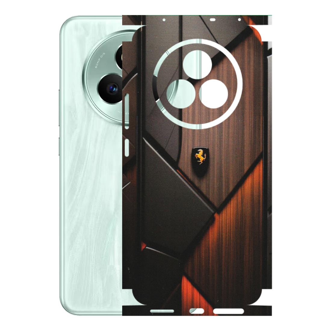 Realme Phone Skins (All Models) - Lambo Beauty Wood Pattern Sober - Matte Finish (M-51) Realme P3 Pro