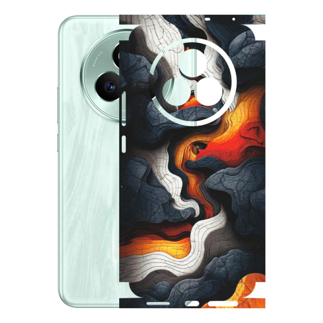 Realme Phone Skins (All Models) - Abstract Volcanic Layers - Matte Finish (M-52) Realme P3 Pro