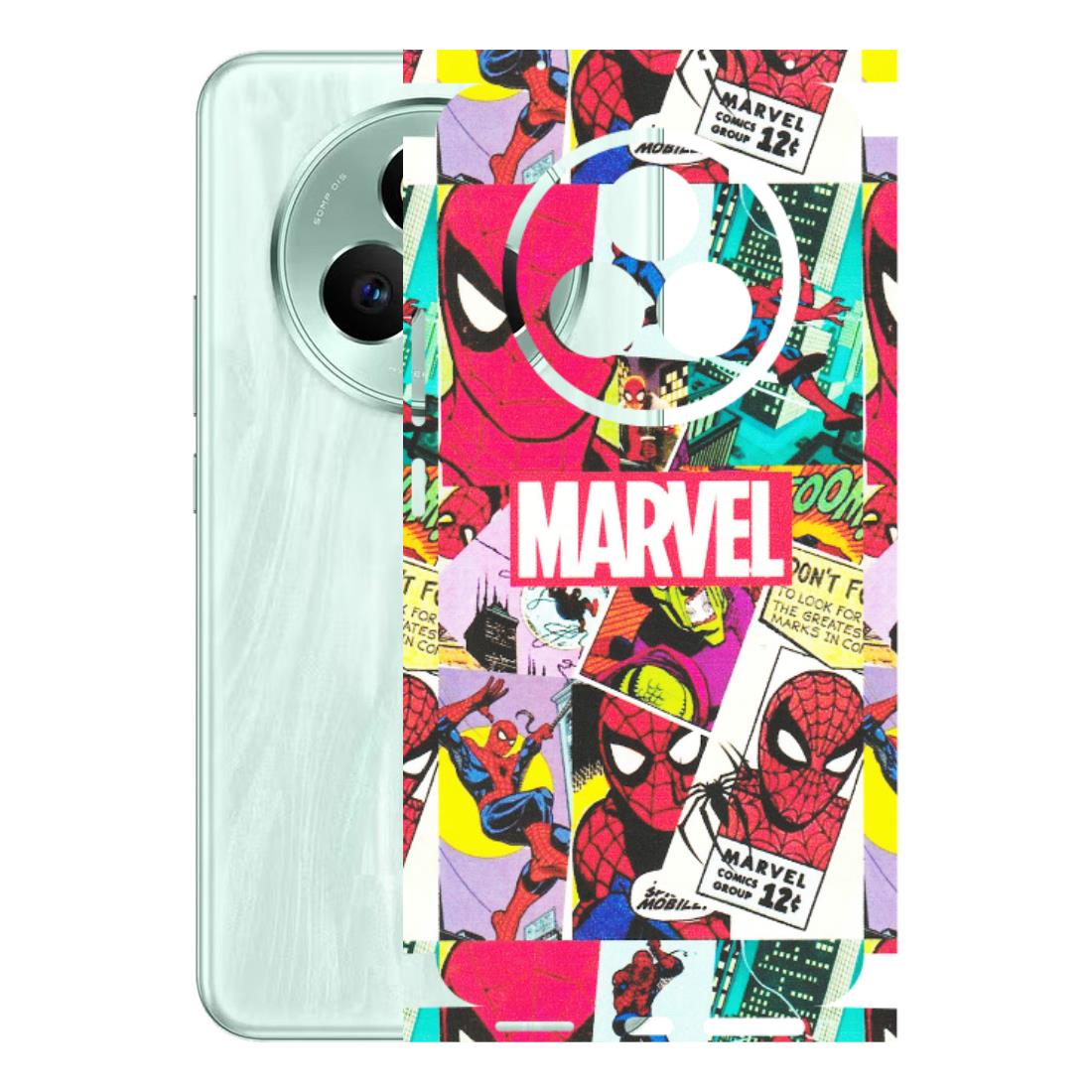 Realme Phone Skins (All Models) - Marvel Comic Spiderman Grafitti - Matte Finish (M-72) Realme P3 Pro