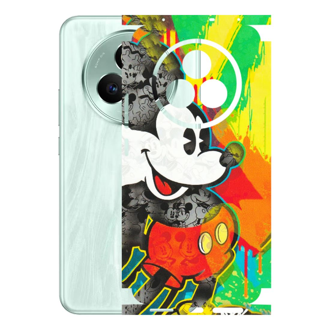 Realme Phone Skins (All Models) - Multiple Mickey With Colourful Texture - Matte Finish (M-84) Realme P3 Pro