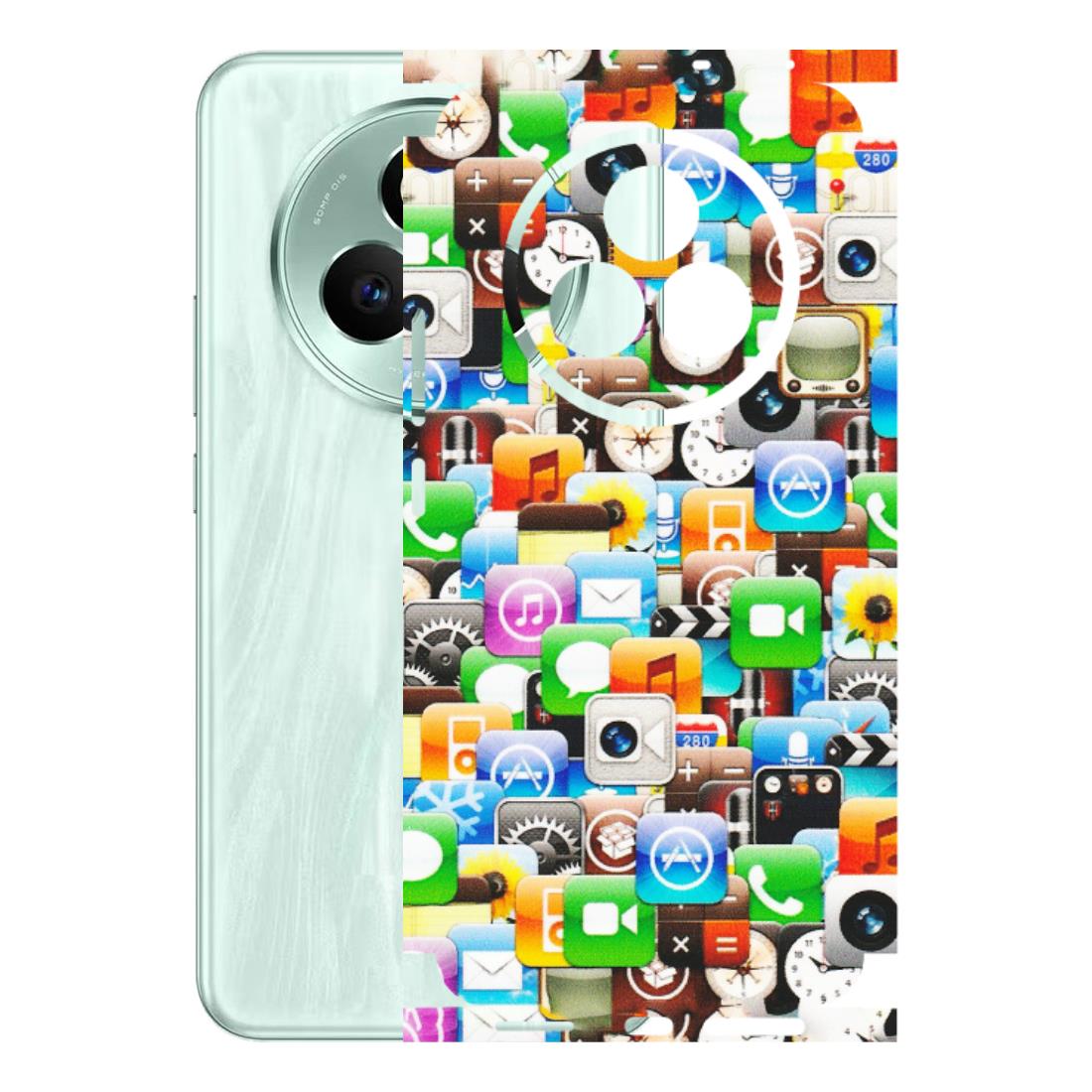 Realme Phone Skins (All Models) - All Apple Icons - Matte Finish (M-93) Realme P3 Pro
