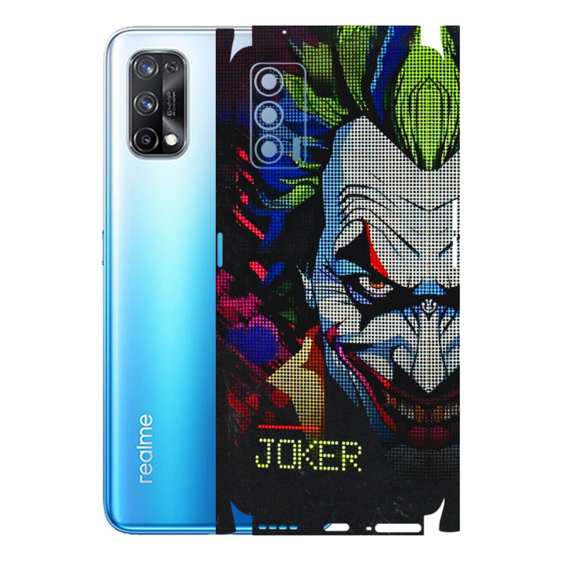 Realme Phone Skins (All Models) - Joker Dot Matrix - 3D Embossed Finish (L-08) Realme X7 5G