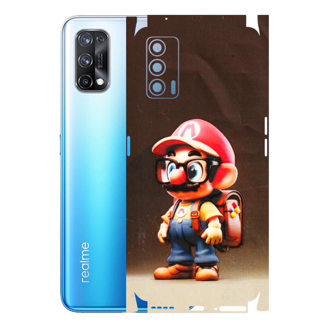 Realme Phone Skins (All Models) - Little Mario - 3D Embossed Finish (L-119) Realme X7 5G