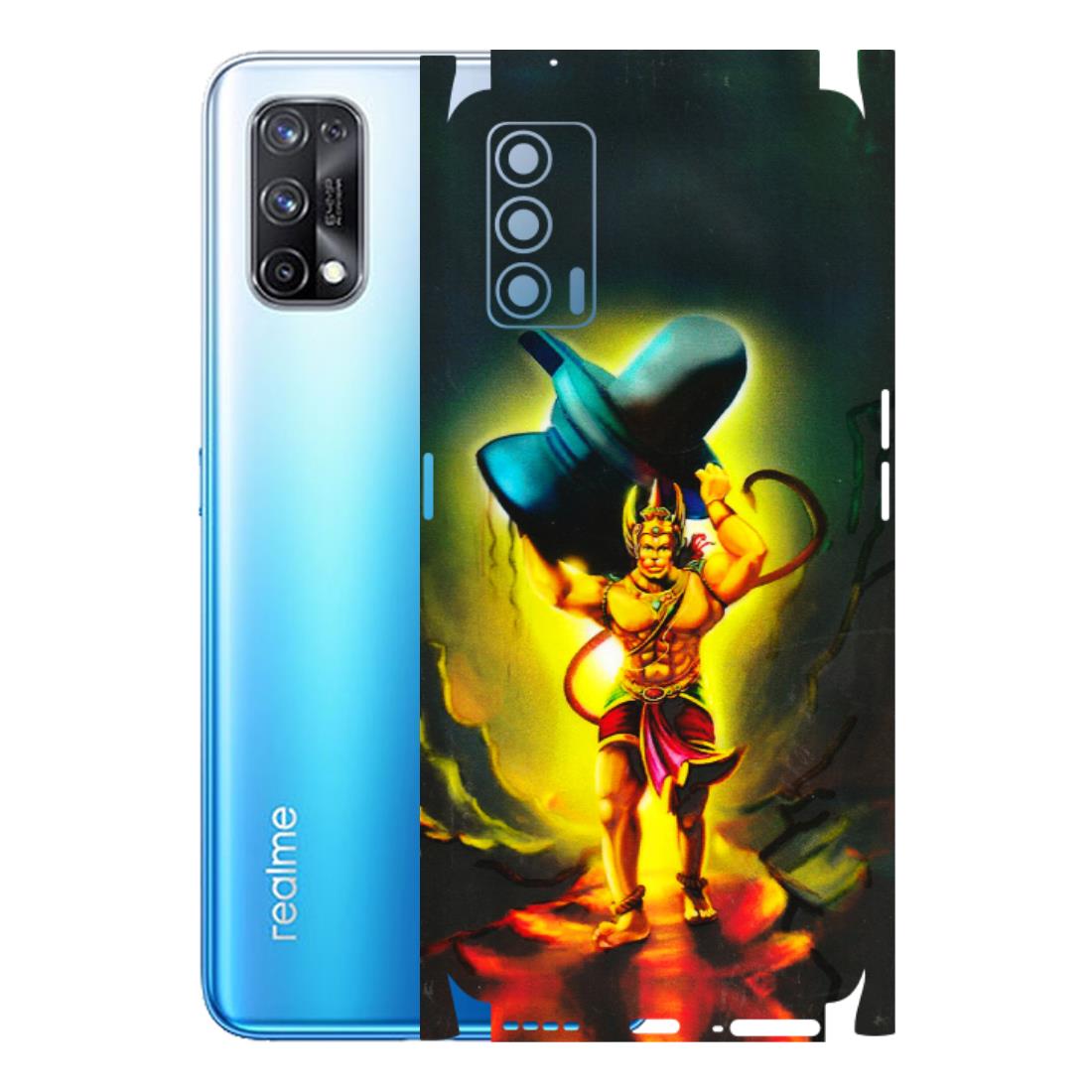 Realme Phone Skins (All Models) - Hanuman Ji - 3D Embossed Finish (L-128) Realme X7 5G