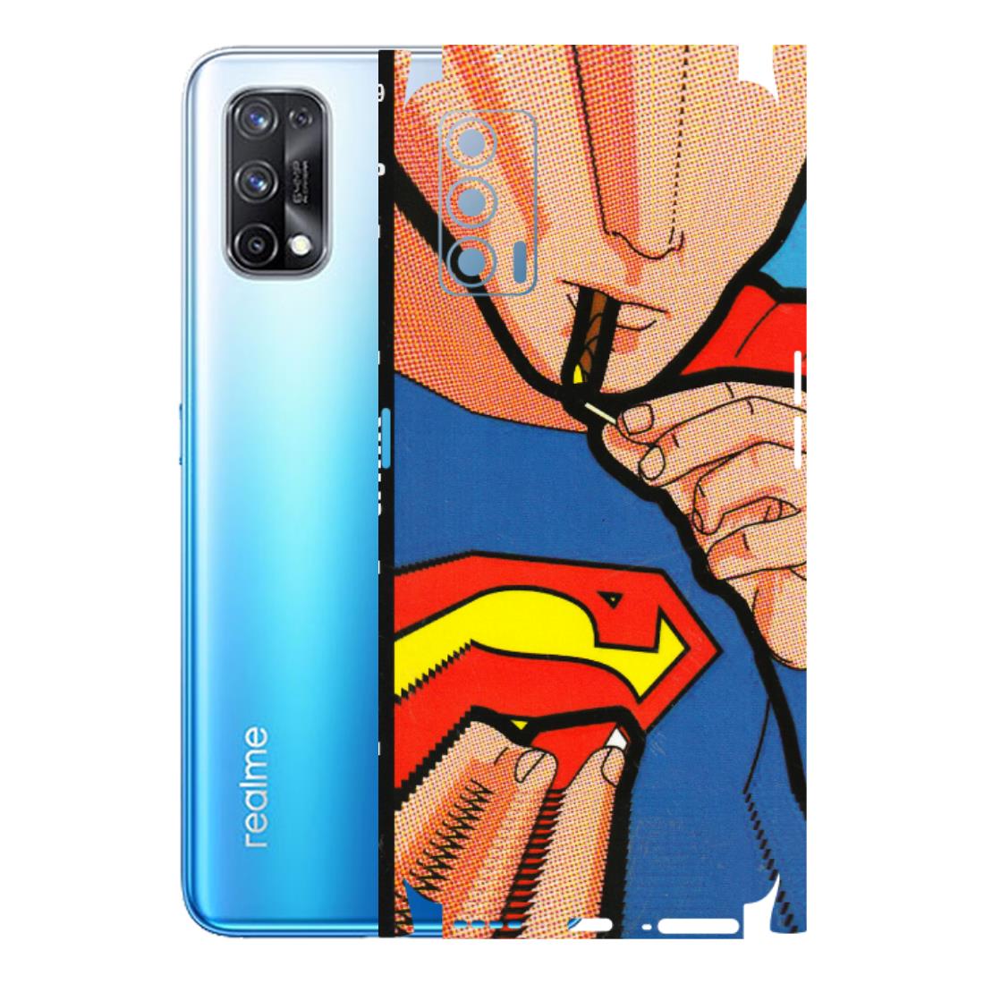 Realme Phone Skins (All Models) - Superman Sutta - 3D Embossed Finish (L-130) Realme X7 5G