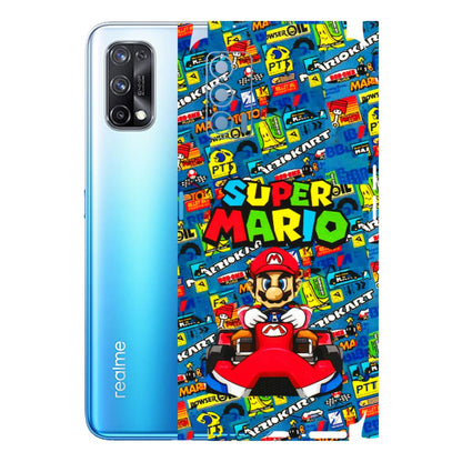Realme Phone Skins (All Models) - Super Mario Kart - 3D Embossed Finish (L-140) Realme X7 5G