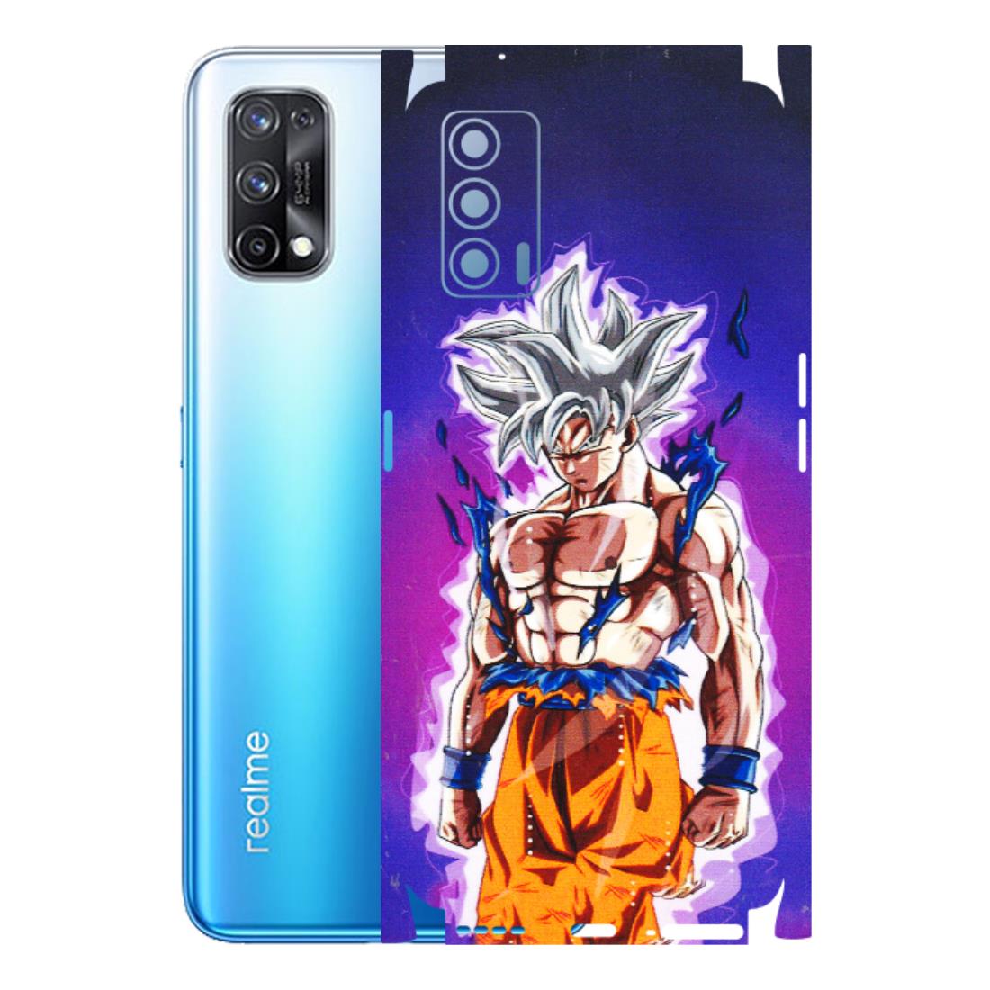 Realme Phone Skins (All Models) - Goku Purple Anime - 3D Embossed Finish (L-147) Realme X7 5G