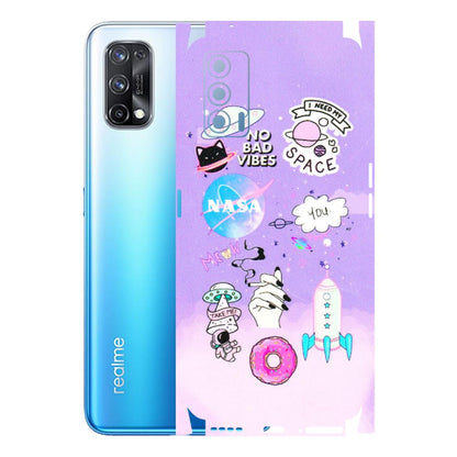 Realme Phone Skins (All Models) - I Need My Nasa   Skin - 3D Embossed Finish (L-149) Realme X7 5G