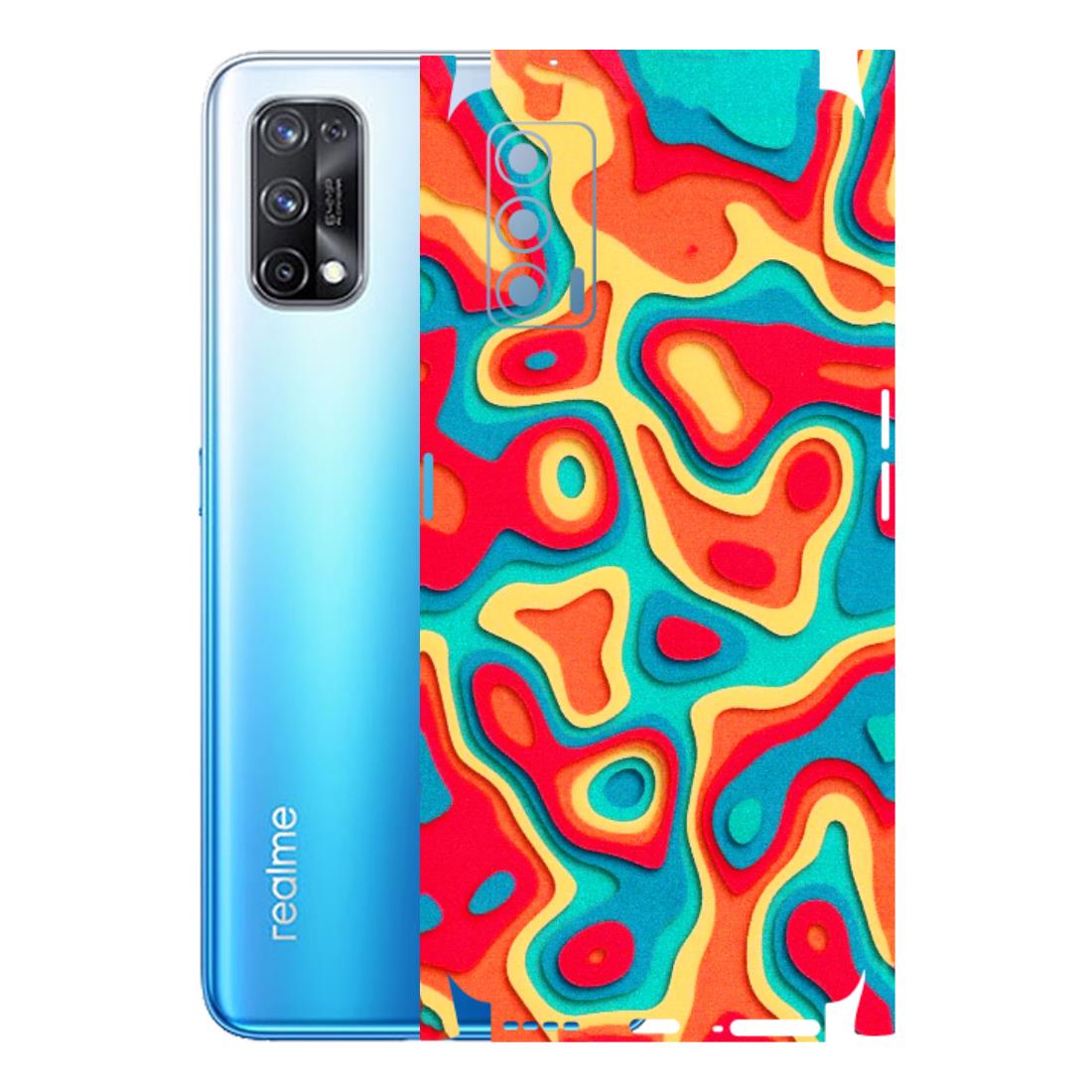 Realme Phone Skins (All Models) - Abstract Swirl - 3D Embossed Finish (L-150) Realme X7 5G