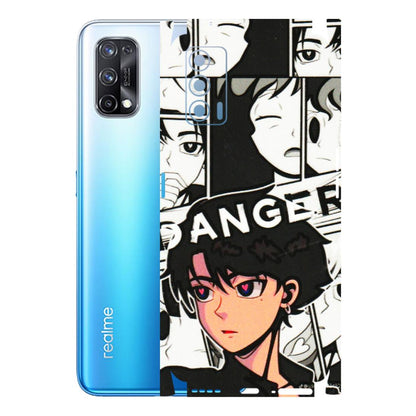 Realme Phone Skins (All Models) - Danger Anime - 3D Embossed Finish (L-155) Realme X7 5G