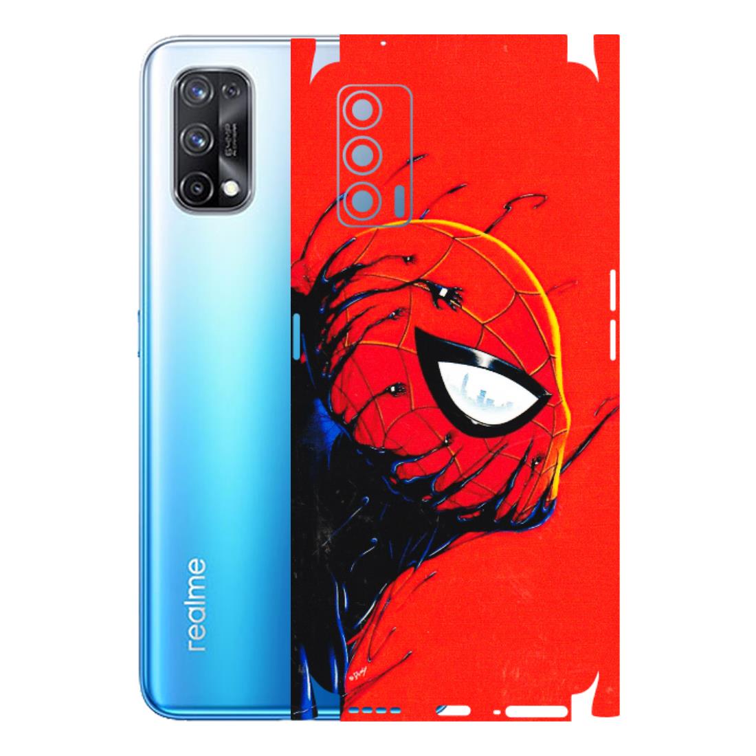 Realme Phone Skins (All Models) - Spiderman Face Venom - 3D Embossed Finish (L-165) Realme X7 5G
