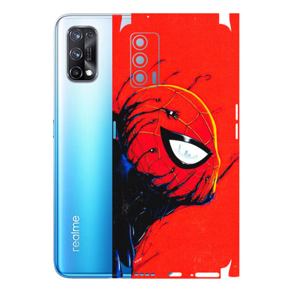 Realme Phone Skins (All Models) - Spiderman Face Venom - 3D Embossed Finish (L-165) Realme X7 5G