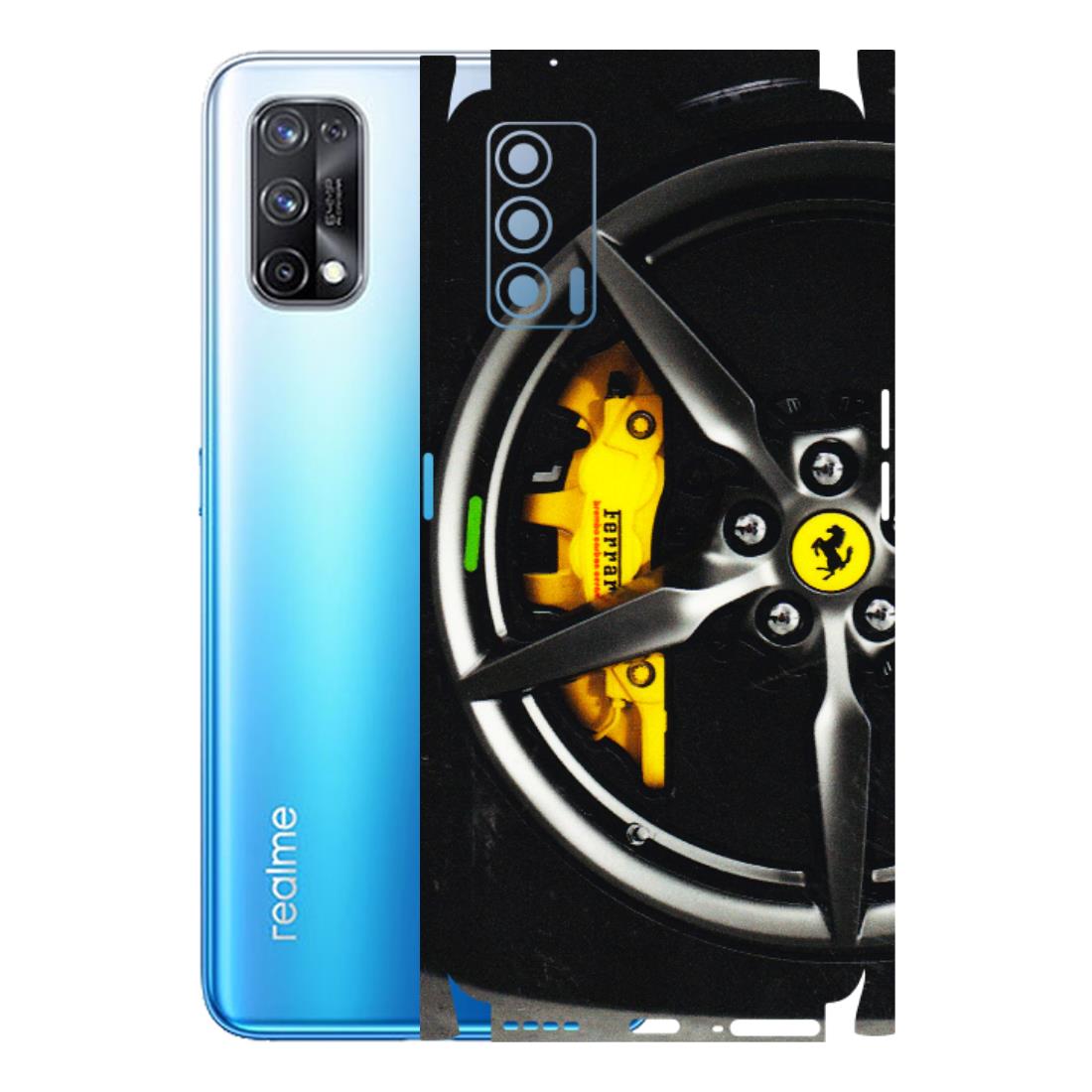 Realme Phone Skins (All Models) - Ferrari Wheel Alloy - 3D Embossed Finish (L-173) Realme X7 5G
