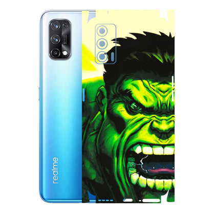Realme Phone Skins (All Models) - Hulk - 3D Embossed Finish (L-180) Realme X7 5G