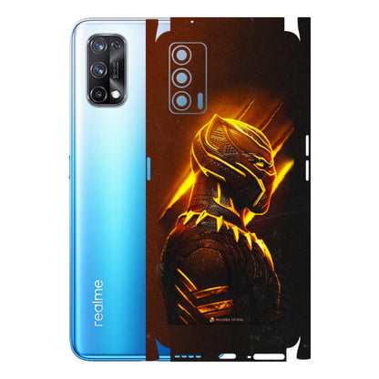 Realme Phone Skins (All Models) - Gold Black Panther - 3D Embossed Finish (L-181) Realme X7 5G