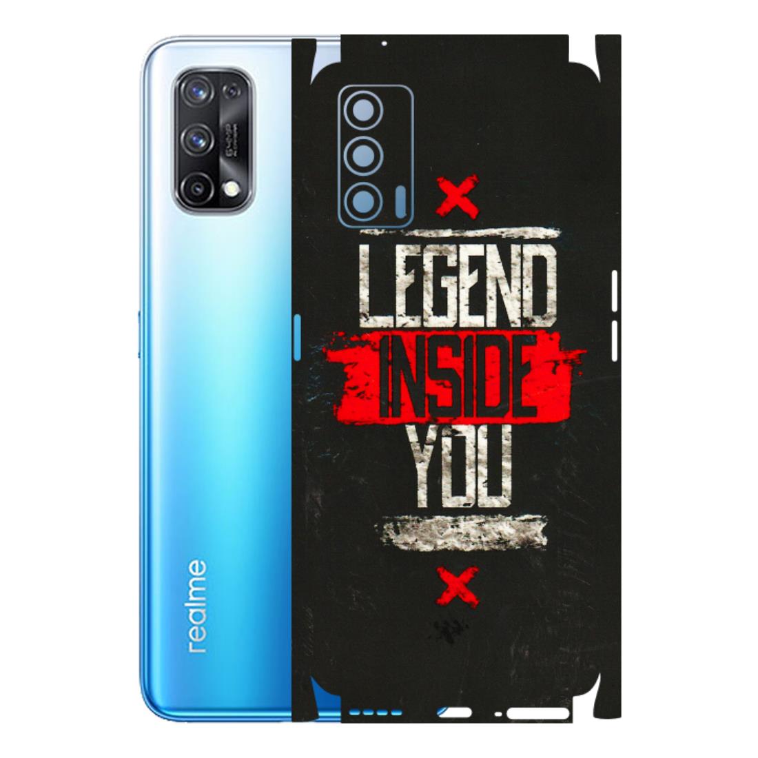 Realme Phone Skins (All Models) - Legend Inside You - 3D Embossed Finish (L-186) Realme X7 5G