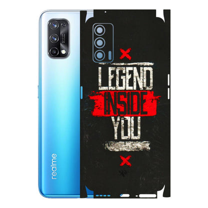 Realme Phone Skins (All Models) - Legend Inside You - 3D Embossed Finish (L-186) Realme X7 5G