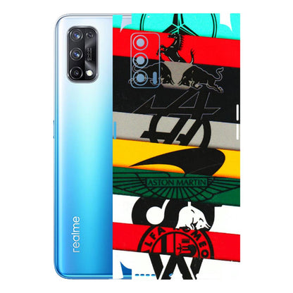Realme Phone Skins (All Models) - Multi Designer Brands - 3D Embossed Finish (L-187) Realme X7 5G