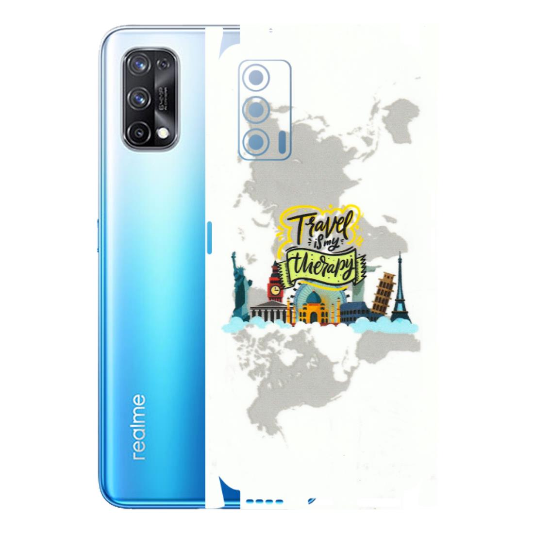 Realme Phone Skins (All Models) - Travel Therapy - 3D Embossed Finish (L-199) Realme X7 5G