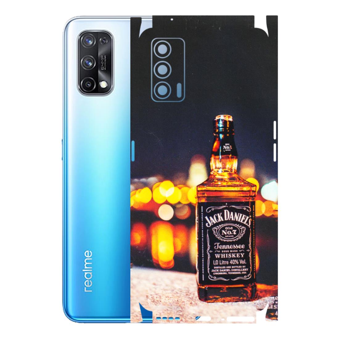 Realme Phone Skins (All Models) - JD Whiskey Bottle - 3D Embossed Finish (L-20) Realme X7 5G