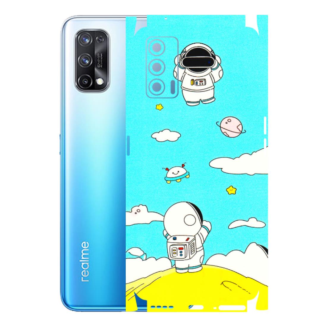 Realme Phone Skins (All Models) - Blue Skies Astro Float - 3D Embossed Finish (L-230) Realme X7 5G
