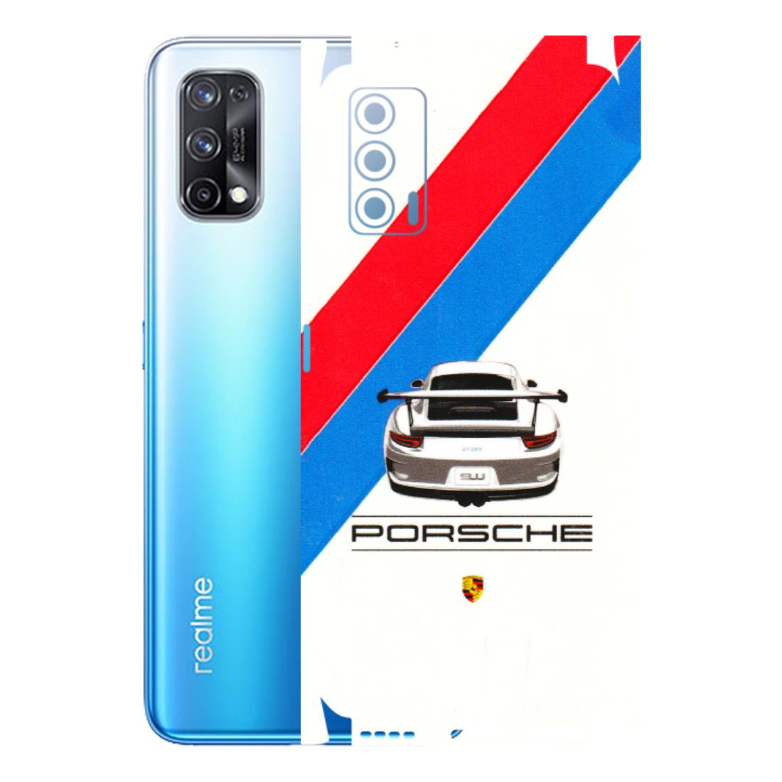 Realme Phone Skins (All Models) - Porche Car Sober Logo - 3D Embossed Finish (L-248) Realme X7 5G
