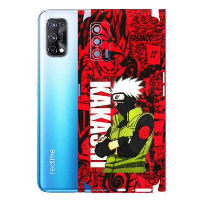Realme Phone Skins (All Models) - Kakashi Red Anime - 3D Embossed Finish (L-251) Realme X7 5G