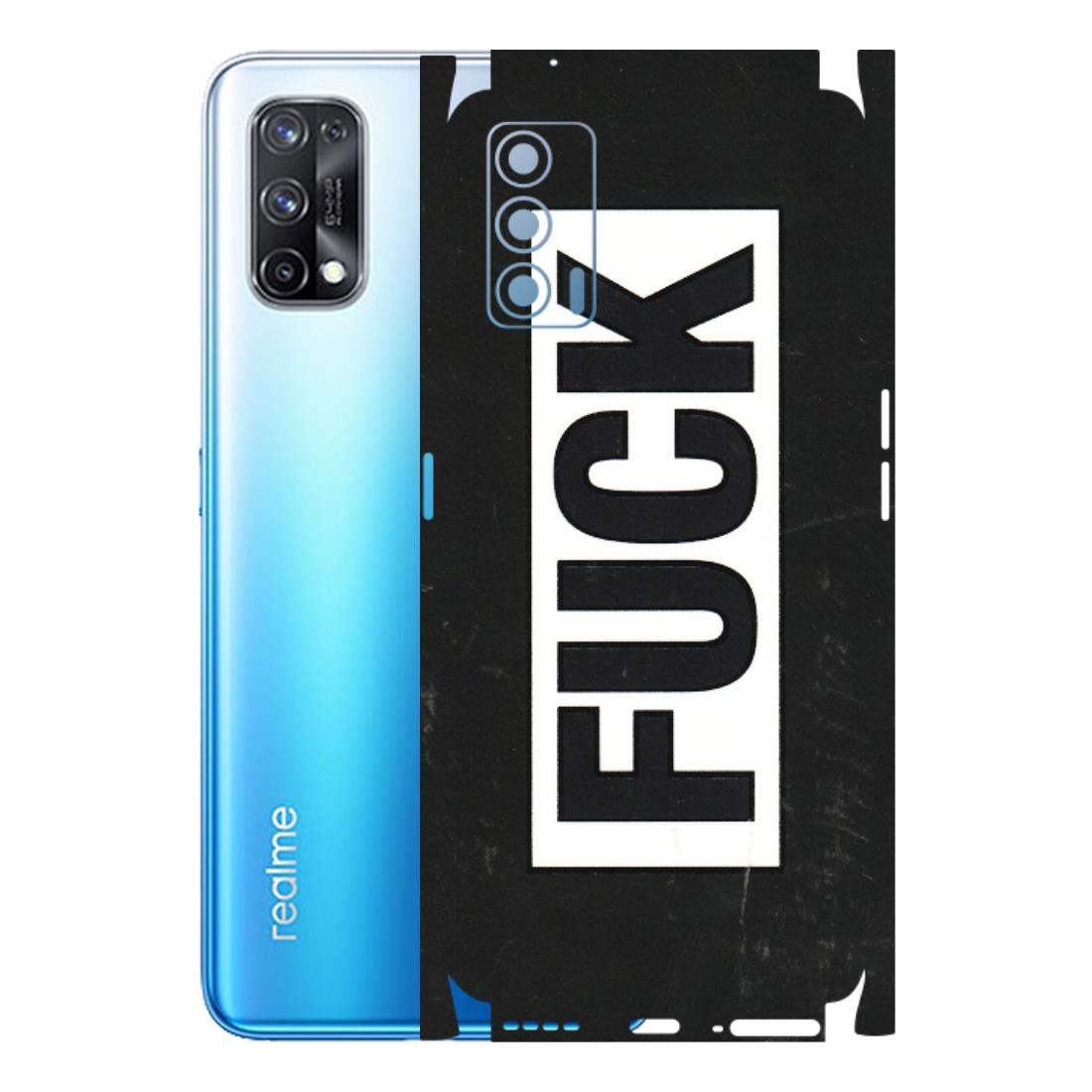Realme Phone Skins (All Models) - The F Word - 3D Embossed Finish (L-255) Realme X7 5G