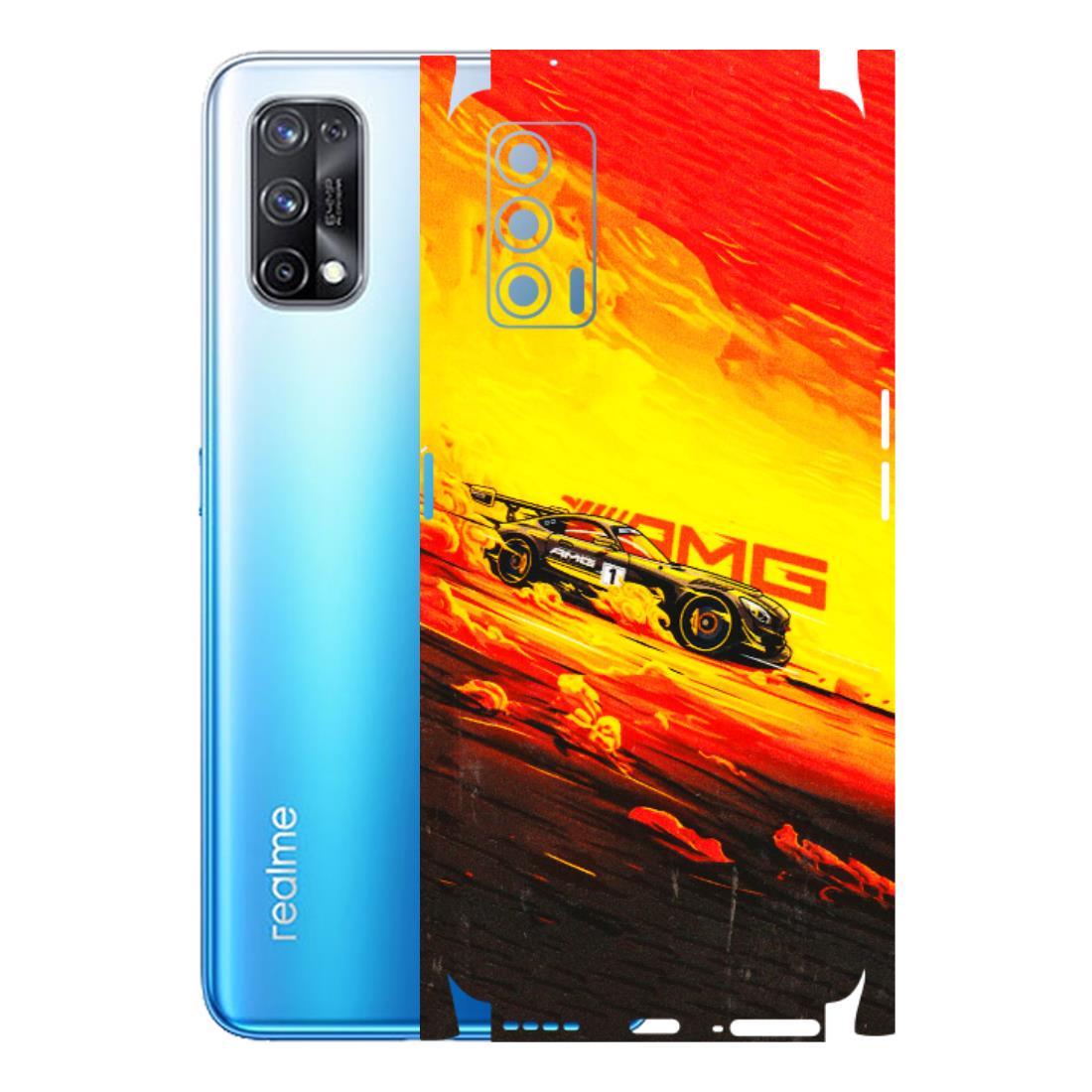 Realme Phone Skins (All Models) - AMG Car Speed Cover - 3D Embossed Finish (L-256) Realme X7 5G