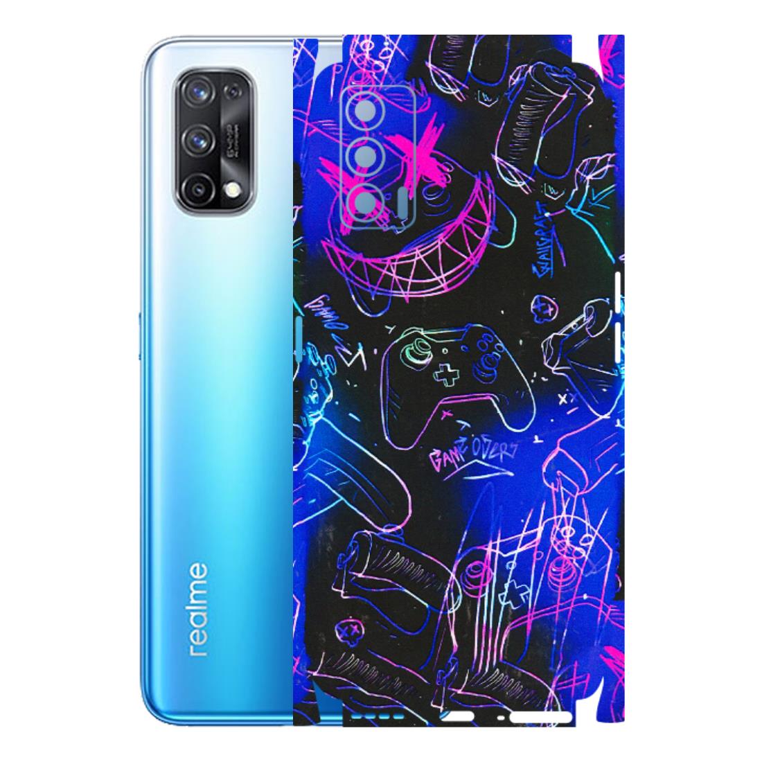 Realme Phone Skins (All Models) - Gamers Paradise - 3D Embossed Finish (L-258) Realme X7 5G