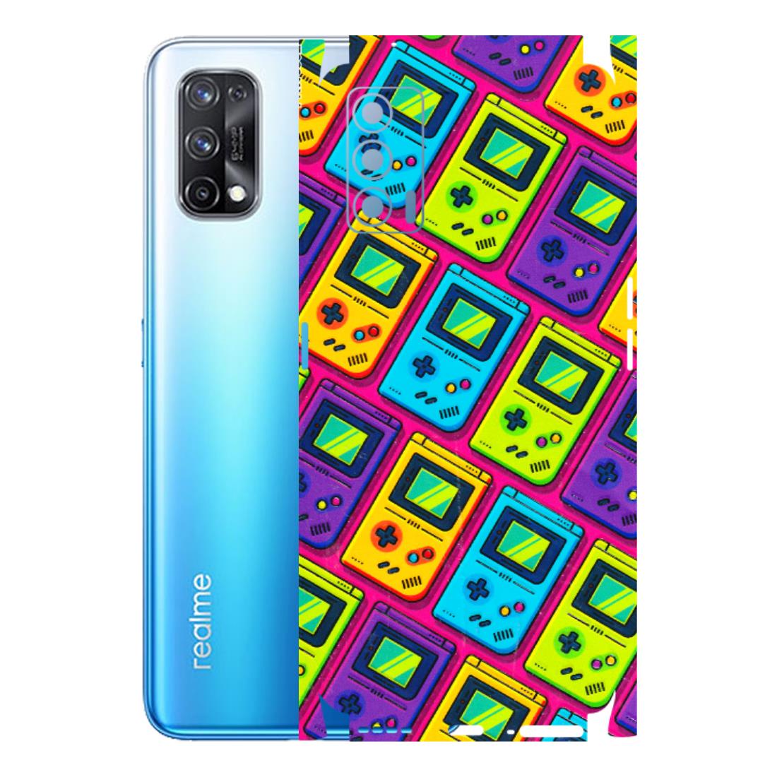 Realme Phone Skins (All Models) - Gameboy Colourful - 3D Embossed Finish (L-266) Realme X7 5G
