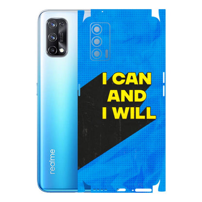 Realme Phone Skins (All Models) - I Can And I Will - 3D Embossed Finish (L-281) Realme X7 5G