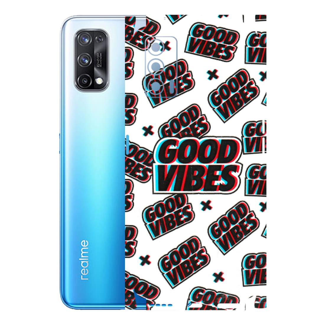 Realme Phone Skins (All Models) - Good Vibes - 3D Embossed Finish (L-282) Realme X7 5G