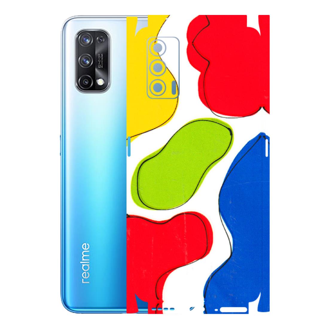 Realme Phone Skins (All Models) - RGB Colour Paint - 3D Embossed Finish (L-284) Realme X7 5G