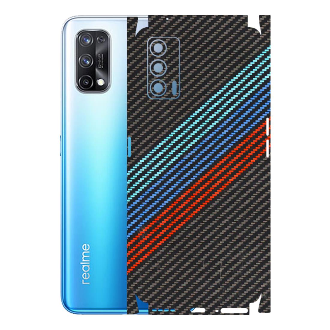 Realme Phone Skins (All Models) - Carbon BM - 3D Embossed Finish (L-302) Realme X7 5G