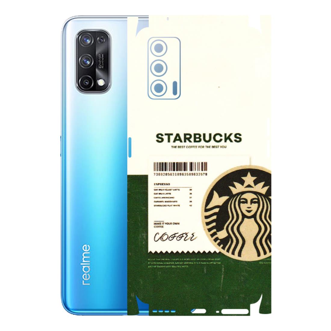 Realme Phone Skins (All Models) - Starbucks Barcode - 3D Embossed Finish (L-308) Realme X7 5G