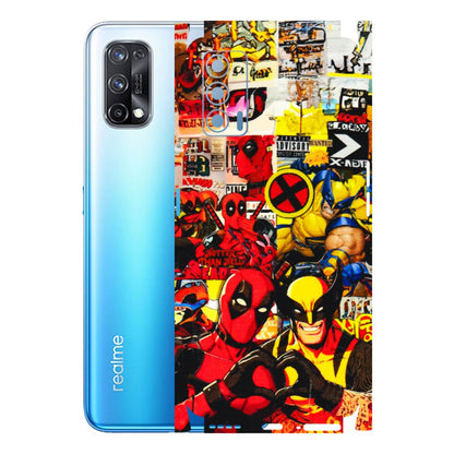Realme Phone Skins (All Models) - Spidy Wolverine - 3D Embossed Finish (L-310) Realme X7 5G