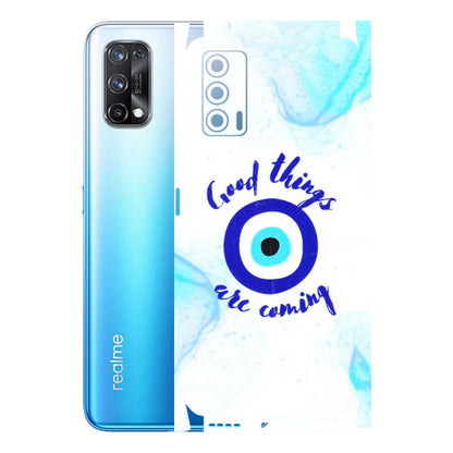 Realme Phone Skins (All Models) - Evil Eye Good Things Are Coming - 3D Embossed Finish (L-322) Realme X7 5G